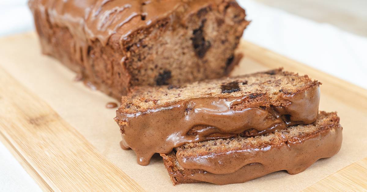 Biscoff Banana Bread with Chocolate Chips (Gluten Free & Low FODMAP ...