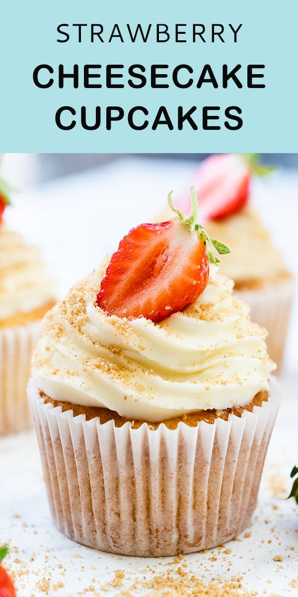 White Chocolate & Strawberry Cheesecake Cupcakes (gluten Free, Low 