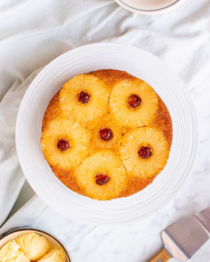 Vegan Pineapple Upside Down Cake - Loving It Vegan