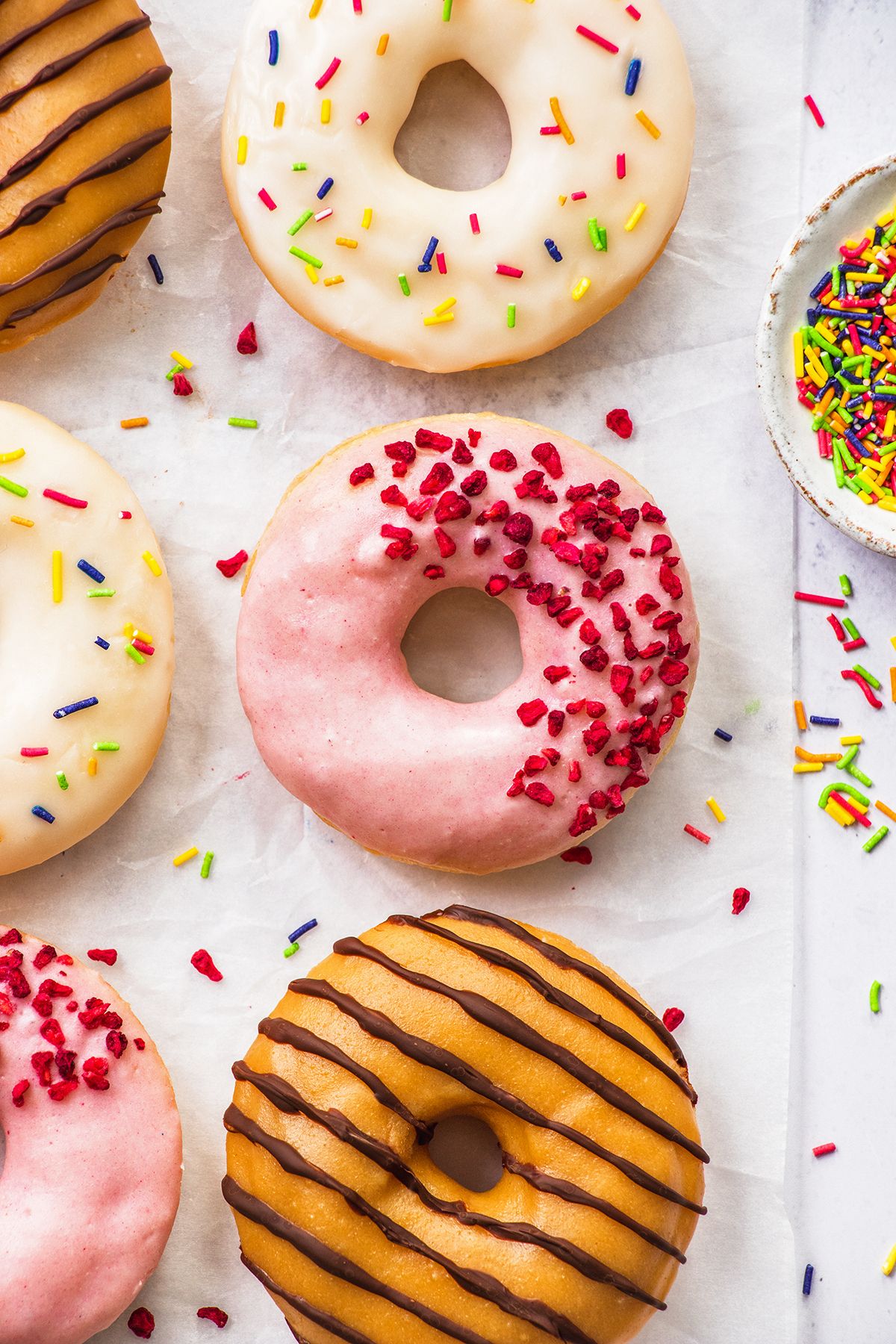 No Fry Doughnuts (Super Fluffy and With 3 Easy Glaze Options!)
